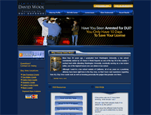 Tablet Screenshot of davidwool.com